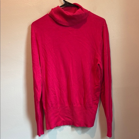 Apt. 9 Large Magenta Pink Cowl Neck Sweater - Picture 6 of 6